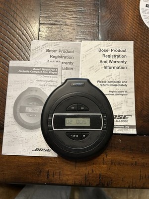 Bose PM-1 Portable Compact Disk CD Player *tested