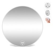 40X Magnifying Makeup Mirror, 5inch Handheld Travel Magnifying Mirror, Powerf...