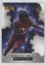 2022 Wild Card MATTE Rookie Heat White - Blue Flames Breece Hall #RH-4 0c4. rookie card picture