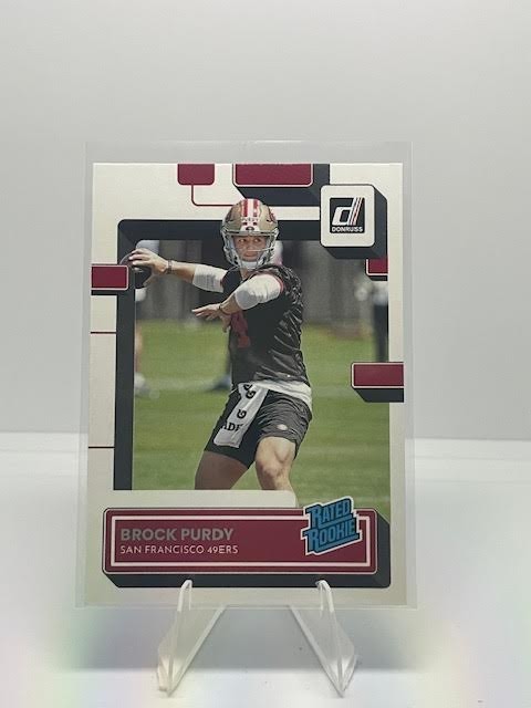2022 Panini Donruss #374 -  Brock Purdy - Rated Rookie RC - San Francisco 49ers