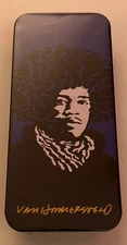 Guitar Picks Van Hammersfeld Jimmy Hendrix Pick Tin 6 Picks Medium Gauge M1
