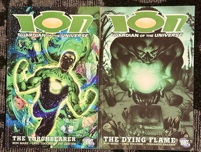 Rare Green Lantern ION Guardian of the universe Torchbearer Dying Flame tpb lot
