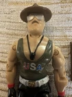 GI Joe SGT Slaughter V1 Action Figure 1985 With Baton