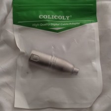 Colicoly Digital Audio Connector/End Adapter Silver