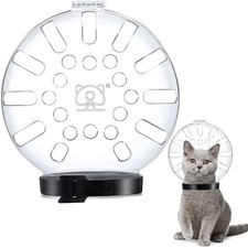 Cat Muzzle for Grooming  Bathing, Breathable Anti-Bite Transparent Face Mask...