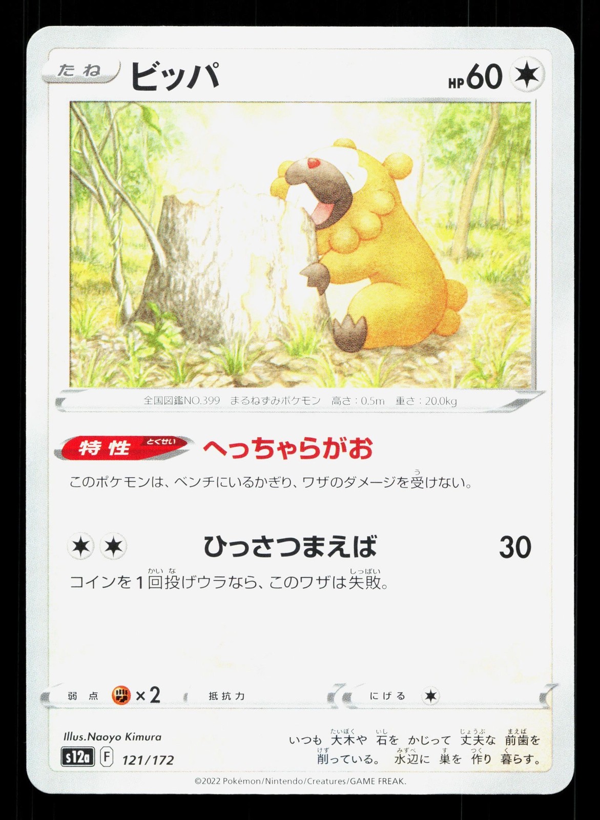 Bidoof 121/172 VSTAR Universe NM Japanese Pokemon Card TCG