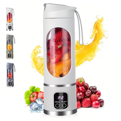 Wiederaufladbarer tragbarer USB elektrischer Fruchtentsafter Smoothie Mixer Reiseflasche