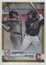 2018 Bowman Draft Gold Refractor 45/50 Bo Naylor Anthony Seigler Noah #RV-SN 0c6