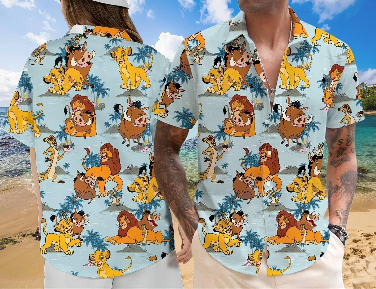Simba Lion King Hakuna Matata Hawaiian Shirt for Men and Women