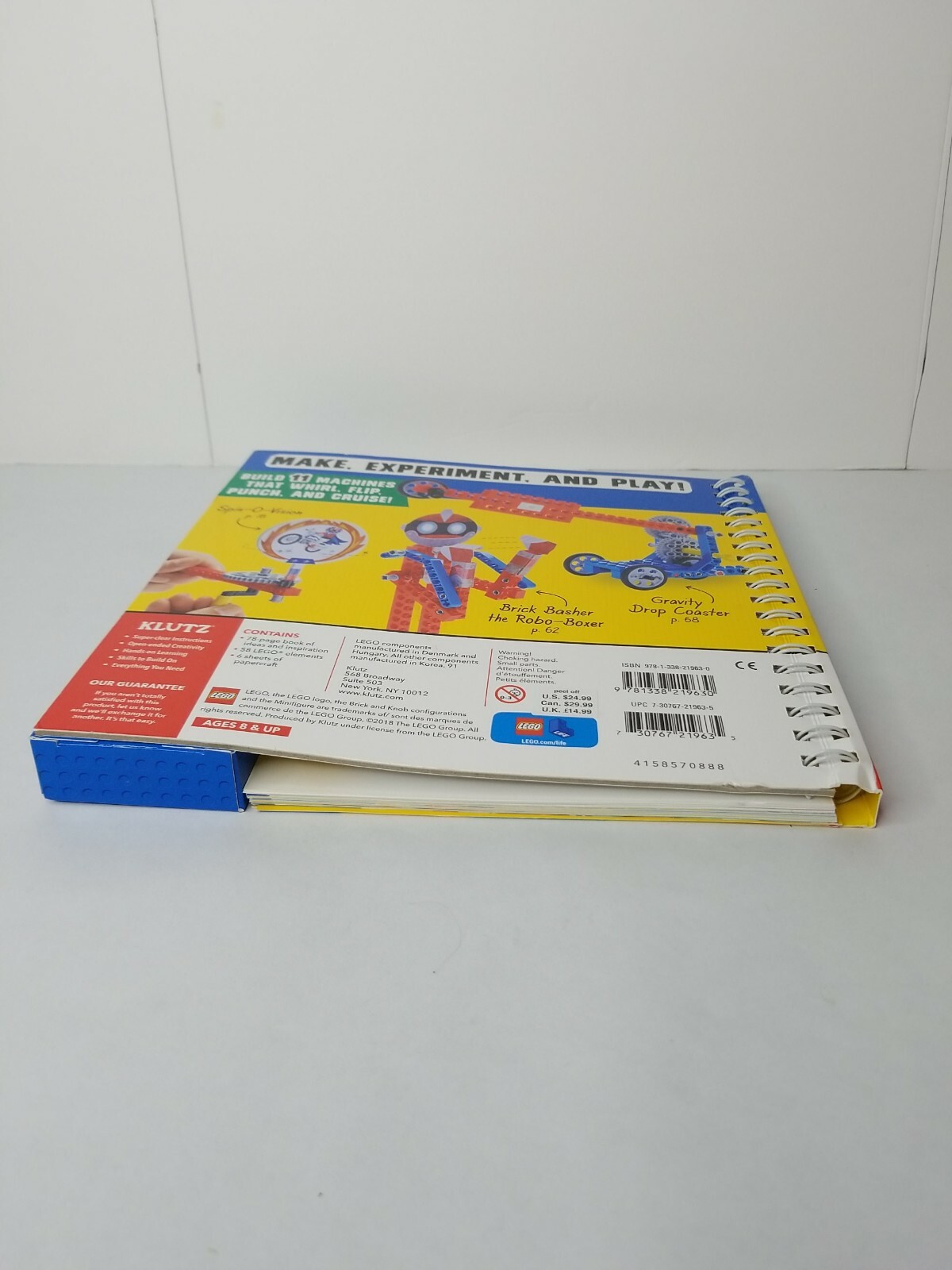 klutz lego gadgets science & activity kit