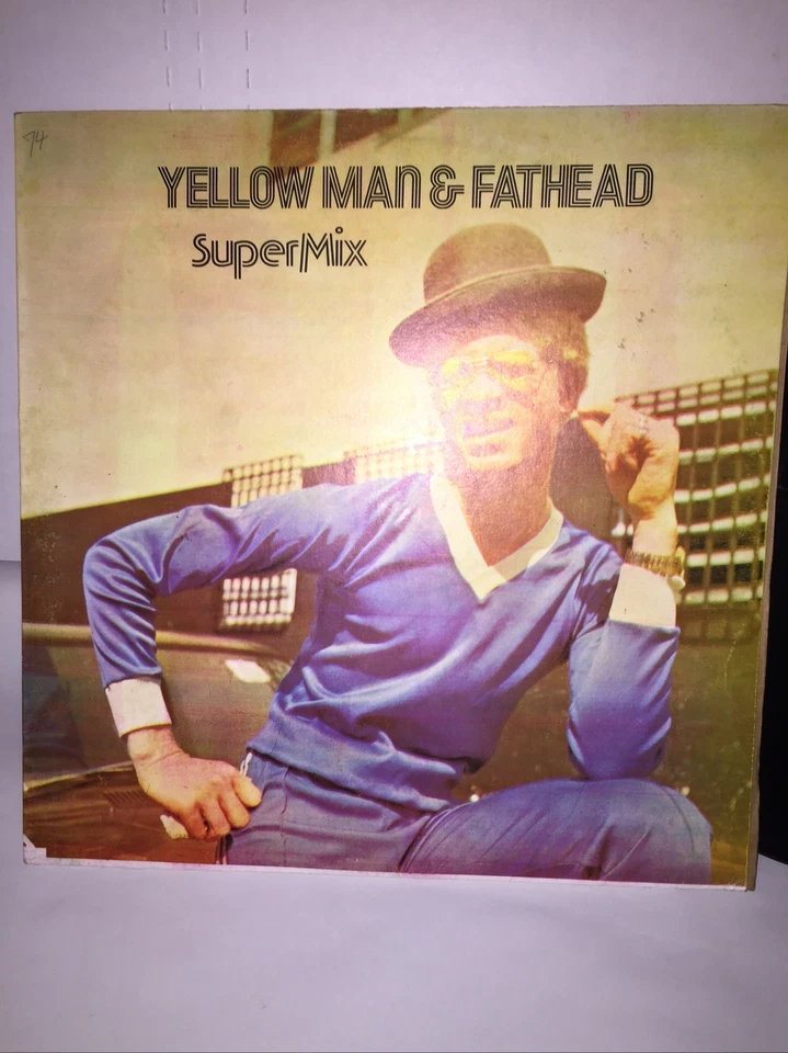 YELLOW MAN & FATHEAD SUPERMIX JAMAICA LP Volcano Reggae Dancehall Foto 2 de 4