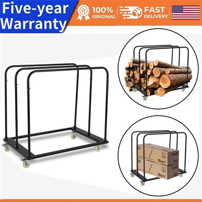 Drywall Cart Steel Panel Truck 2000 Lbs Capacity Heavy Duty Dolly Carts w/Wheels