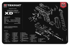 TekMat Handgun Cleaning Mat Springfield XD M2