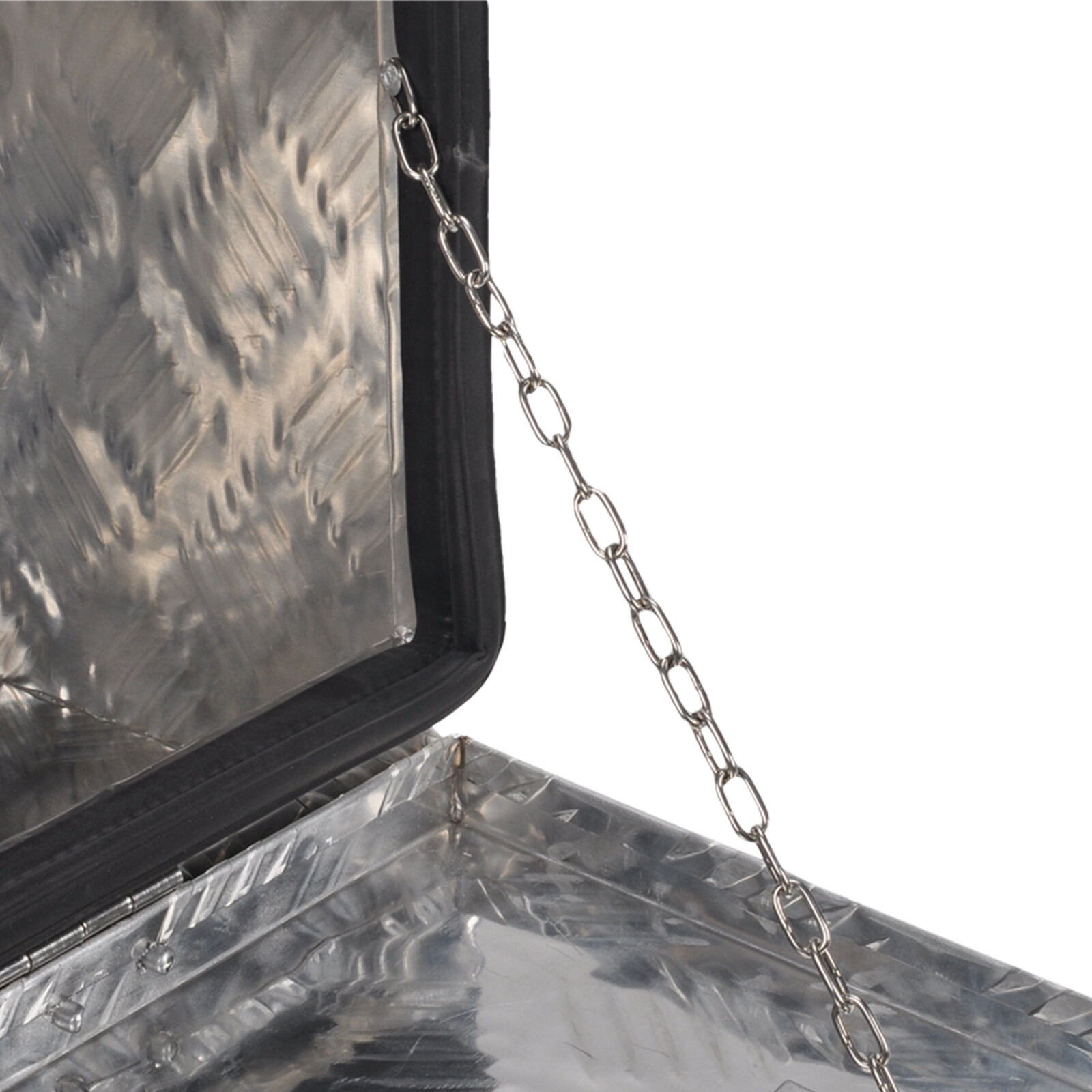 24"X17"X18" Aluminum Truck Bed Trailer Storage Underbody Tool Box Silver w/Lock