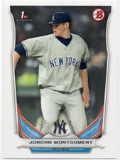 2014 Bowman Draft Prospect #DP114 Jordan Montgomery ST. LOUIS CARDINALS RC 94