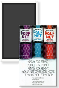 Vintage 80s Aqua Net Hairspray Magazine Ad 2 X 3 Fridge Refrigerator Magnet Ebay