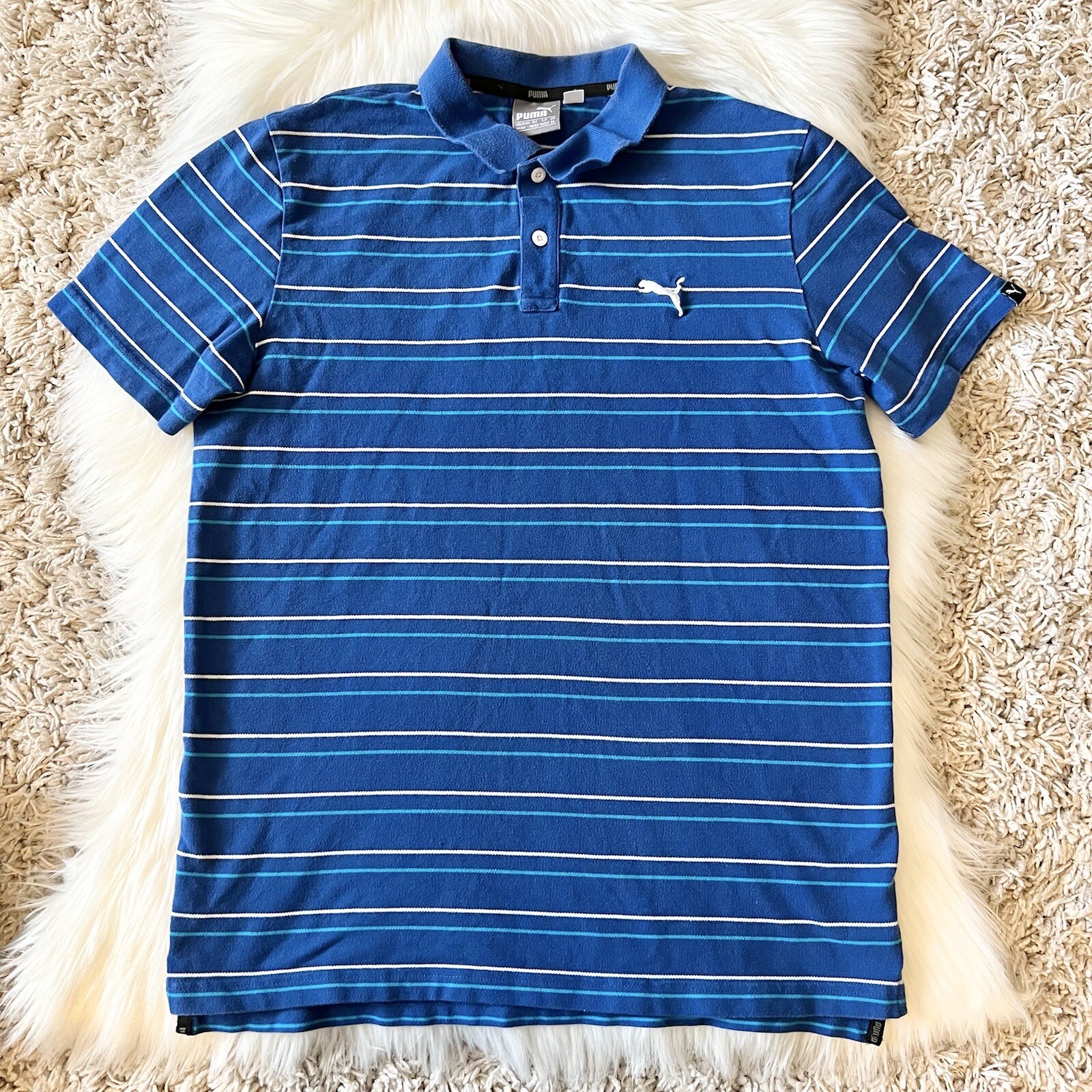 puma full button golf shirts
