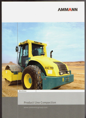 Ammann Compaction Range 2010 UK Market Sales Brochure