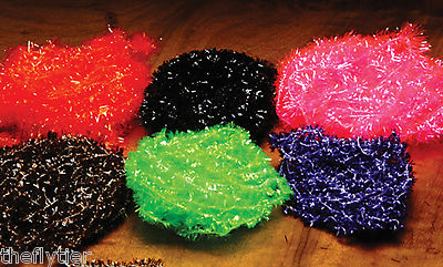 HARELINE'S TRANSLUCENT ICE CHENILLE  LARGE -- Fly Tying material estaz cactus 