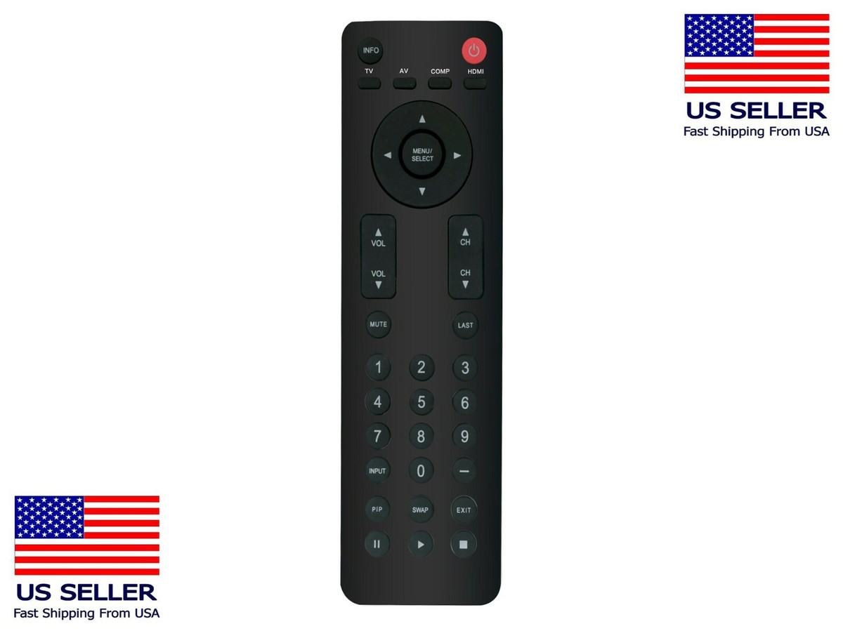 New VR4 Replacement Remote Control Compatible with Vizio LCD TV