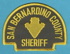 SAN BERNARDINO COUNTY CALIFORNIA SHERIFF SHOULDER PATCH