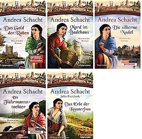 Thumbnail - Andrea Schacht / Myntha, Die Fährmannstochter Band 1-5 Plus 1