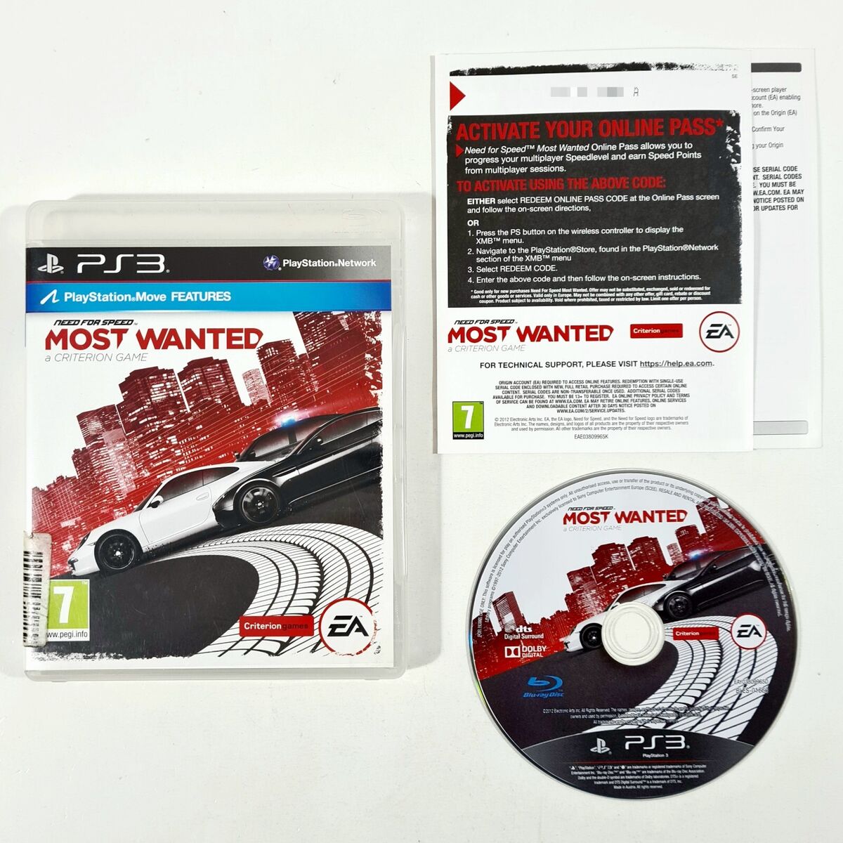 Need for Speed: Most Wanted Standard Edition Electronic Arts PS3