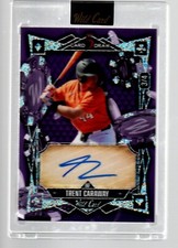 2024 Wild Card 5 Card Draw MoAuto Sparkle Foil Purple 5CDM-TCA Trent Caraway 3/4