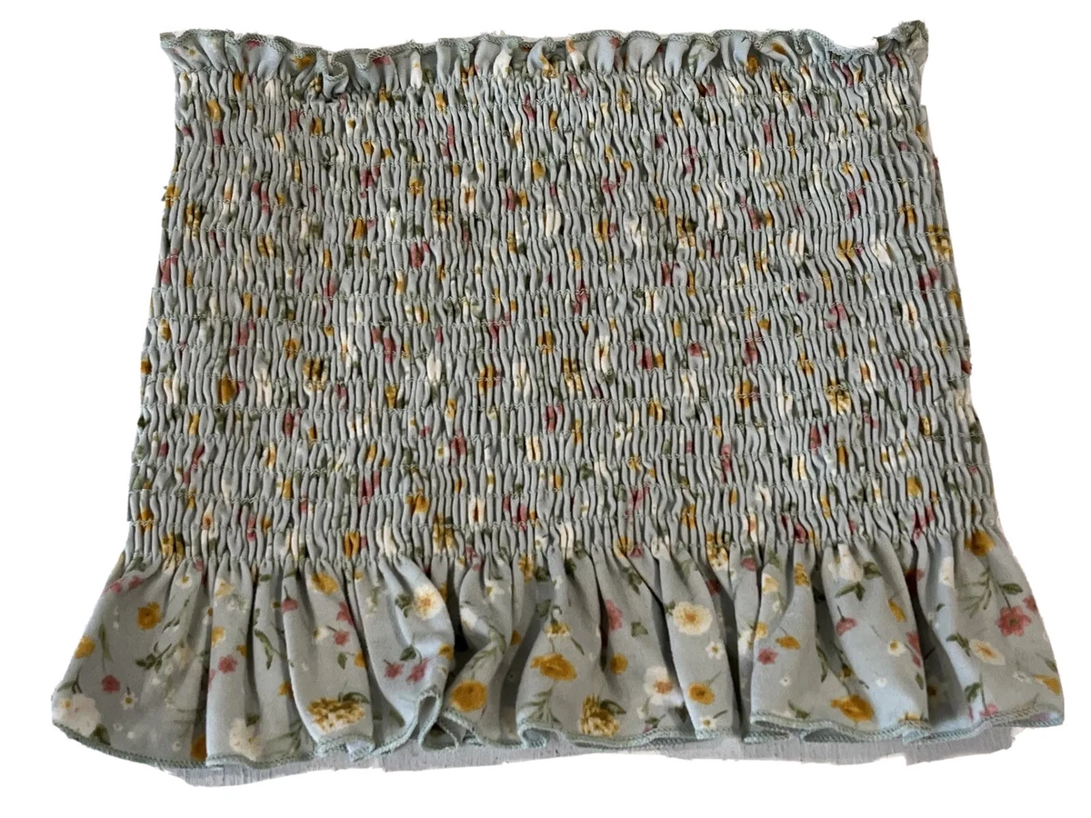 Crop Top XXI à Boutons, Floral, Sans Manches, Taille S, Très Bon état