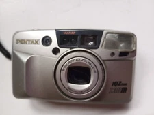 Pentax IQZoom 130M 35mm Point & Shoot Film Camera READ