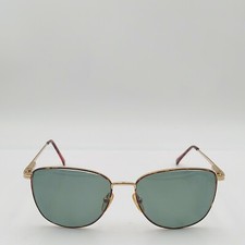 Vintage Rembrand Arline Tortoise Gold Metal Oval Sunglasses Frames Hong Kong