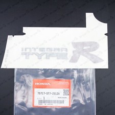 GENUINE HONDA ACURA 94-01 INTEGRA DC2 DB8 REAR TYPE R DECAL (BLACK OUTLINING)