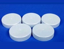 LOT OF 5 Water Bottle Screw On Cap 3 & 5 Gallon 48mm Replacement Tops Lid Cover.