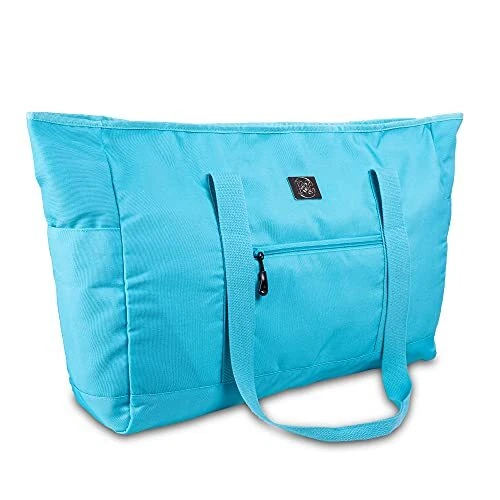 Canvas tote zipper clearance top