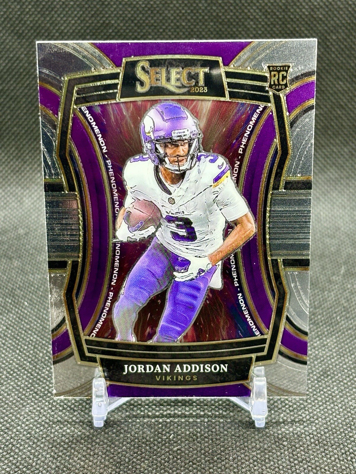 Jordan Addison 2023 Panini Select #PH-JAD Phenomenon Rookie RC Vikings