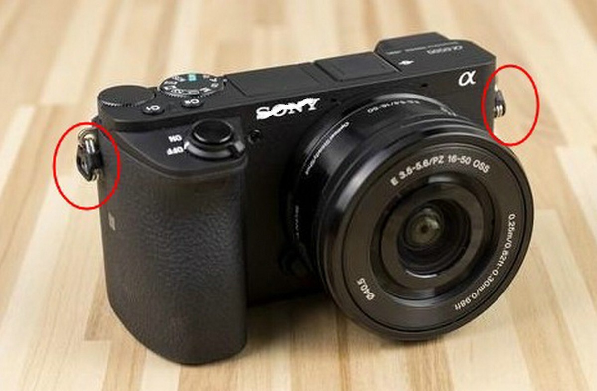 2pcs Body Shoulder Strap Ring for Sony A5000 A5100 A6000