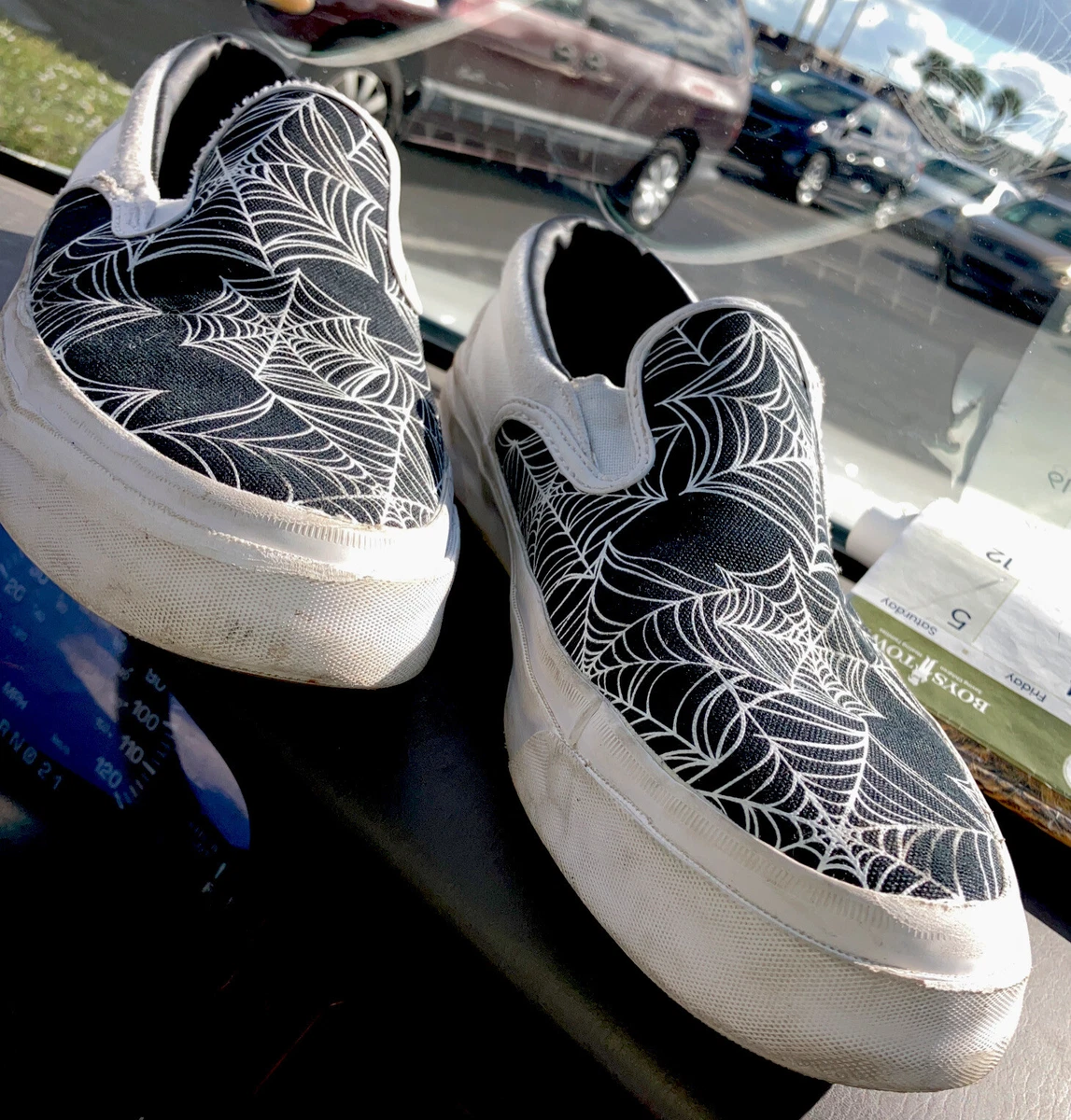 Converse spider web slip on Clearance