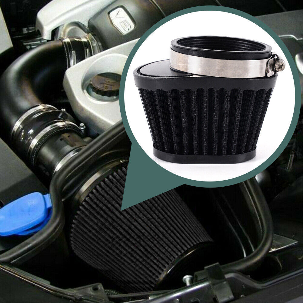 4X 55MM/2.17in Motorcycle Air Intake Filter Cleaner Pod Replacement Universal