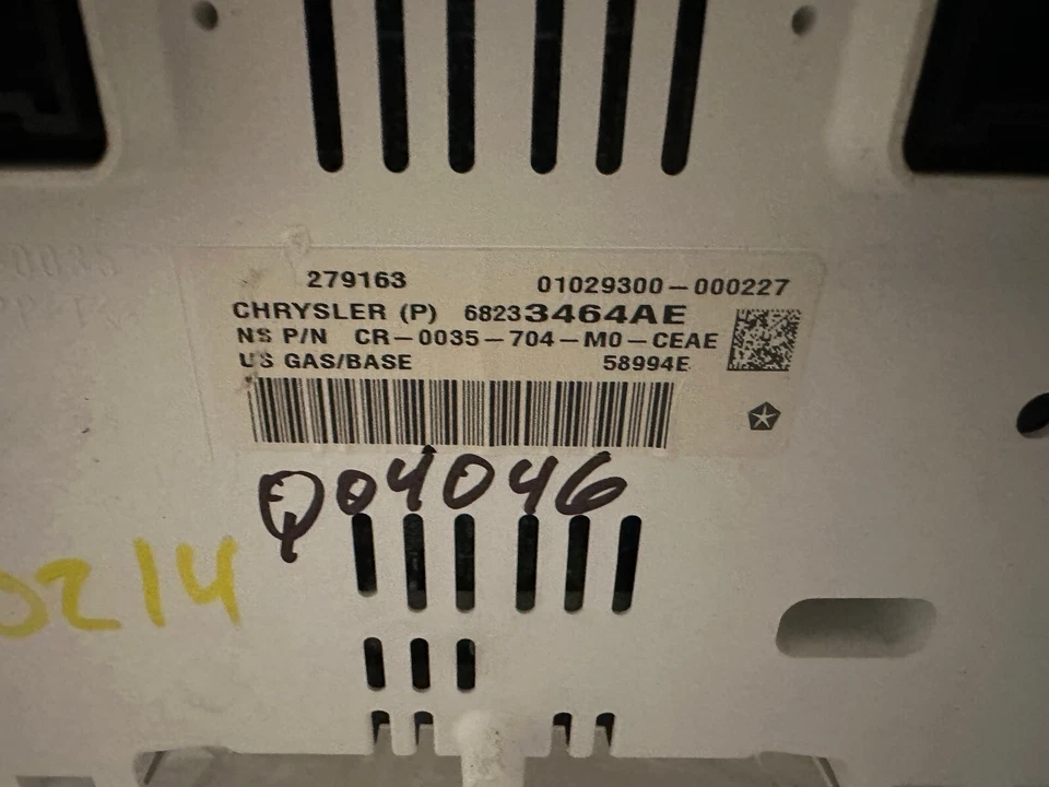 Cuadro de instrumentos velocímetro Jeep Compass/Patriot 2015 2016 2017 111.773 millas Foto 3 de 3