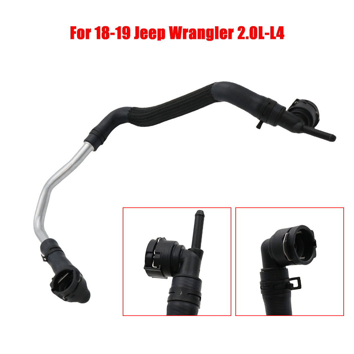 HVAC Heater Hose Kit 68280784AB Fits 2018-2019 Jeep Wrangler 2.0L-L4 Rubicon new