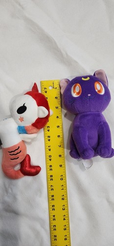 3 Sailor Moon Luna Cat Tokidoki Mermicorno Peluche Mini Peluche Inteligente Idio - Imagen 12 de 12