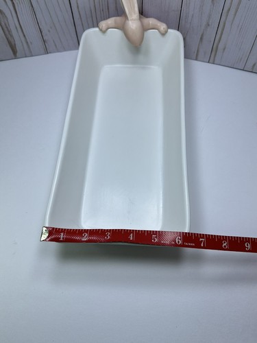 Jo-Ann Stores, LLC. Piatto coniglietto di Pasqua 2019, carino coniglietto rosa che striscia in ciotola - Foto 13 di 16
