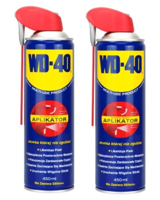 2x WD-40 Multifunktionspräparat 450 ml Öl Rostlöser Smart Straw  - Applikator