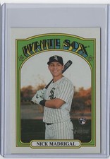 Nick Madrigal 2021 Topps Heritage 1972 Topps Oversized Boxloader #OBNM RC Topper
