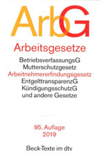 Arbeitsgesetze 95. Auflage 2019 (Taschenbuch)