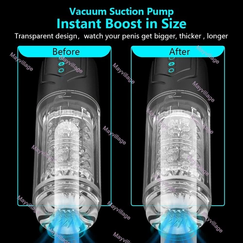 Male Masturbaters Automatic HandsFree Rotating Cup Thrusting Stroker Men Sex Toy - Picture 5 of 20
