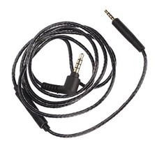 Headphone Upgrade Cable 3.5mm Male to 2.5mm Male Earphone Cord with Volume