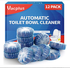 Vacplus Automatic Toilet Bowl Cleaner Tablets, 12-Pack, VA-T165