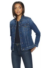 Tommy Hilfiger 90s Vintage Blue Demin Jacket - Rrp £105 - Women’s Xs (8/10)