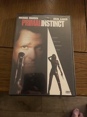Primal Instinct DVD 2004 Michael Madsen And Celia Xavier TT